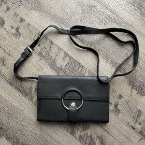 Charlotte Lou Purse Black Victoria Crossbody Bag Classic Modern